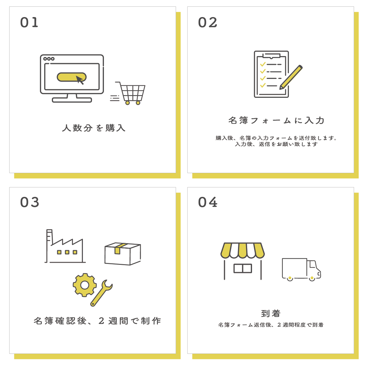 「1個から購入可能」 ペイント風アクリル席札 | 長方形・エスコートカード・ネームタグ